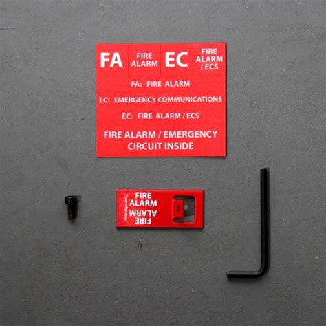 fire alarm junction box requirements|fire alarm breaker lock requirements.